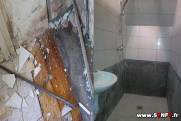 travaux de renovation salle de bain